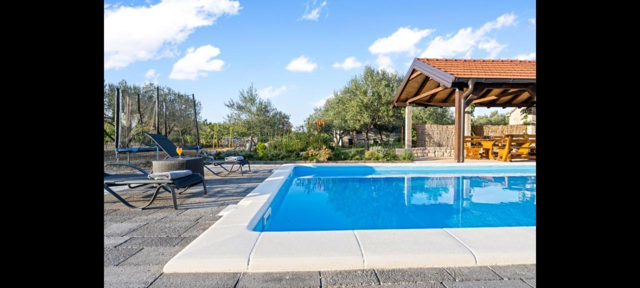 Olive Tree House With Jacuzzi, Wifi And 40M2 Pool Siritovci Exterior foto